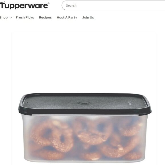 Tupperware Modular Mates Rectangular Food Storage Containers Set of 4 - Picture 4 of 8